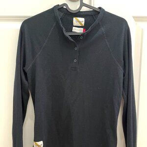 Tracksmith Women's Fells Henley Black Small